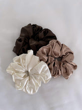 Load image into Gallery viewer, Large Silk Scrunchie - Truly Neutral Collection